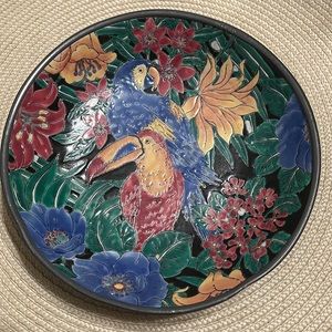 Neiman Marcus Enamel Floral Bowl Plate ✨✨